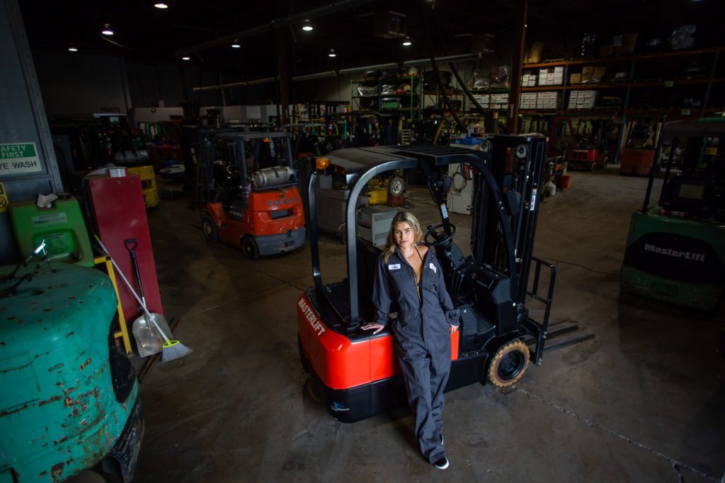 Cristen at masterlift - forklift equipment