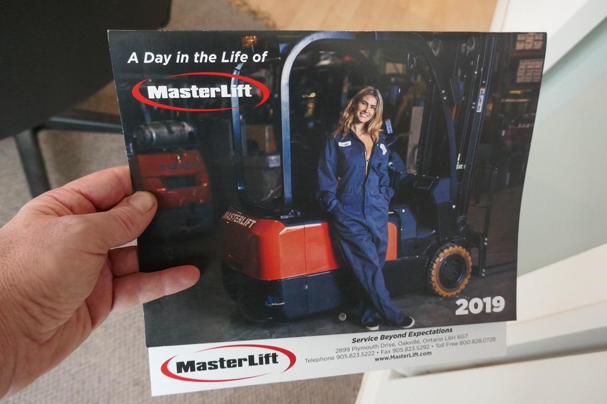 Masterlift 2019 Print Calendar